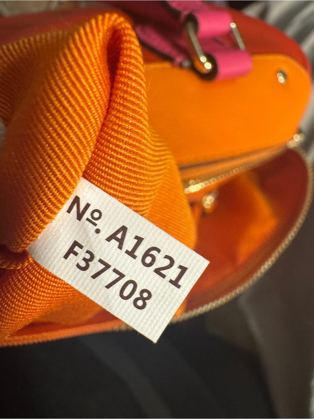 Coach mini Bennett Orange and Pink colorblock Leather Satchel - Picture 7 of 16